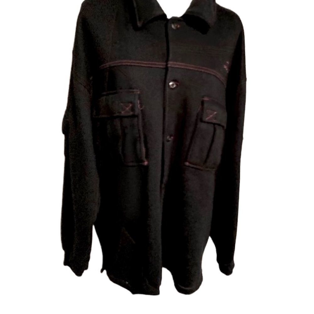 SourceāJeansĀ Shirtāblack jacket 2x - Picture 1 of 5